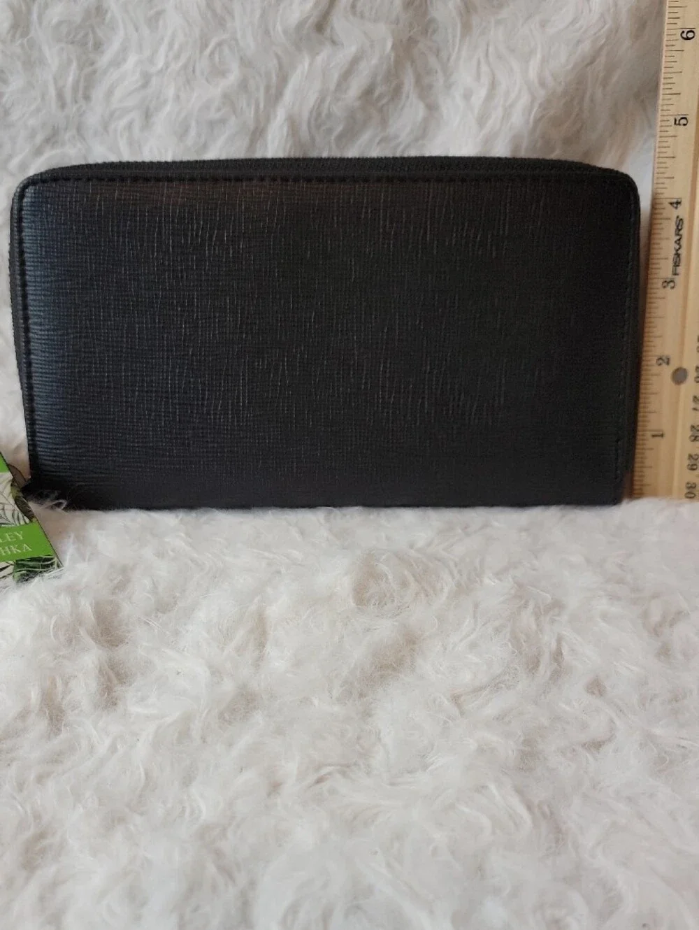 NWT Badgley Mischka Flap Wallet w/ Gunmetal Logo